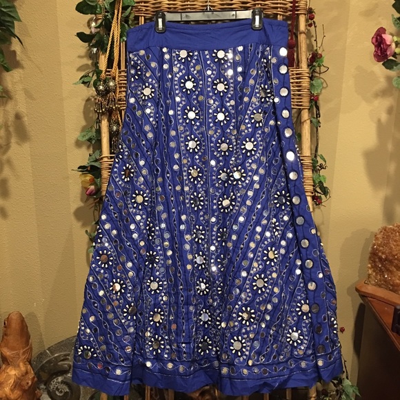 Soft surroundings mirror bedazzled gypsy skirt